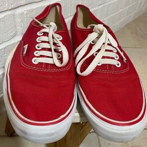 Vans Red Authentic